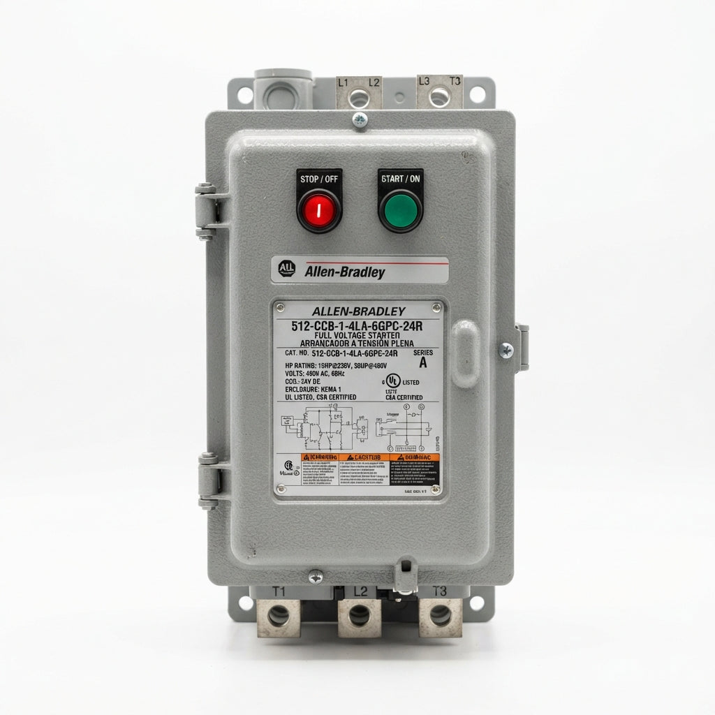 ALLEN-BRADLEY 512-CCB-1-4LA-6GPC-24R ARRANCADORES A TENSION PLENA