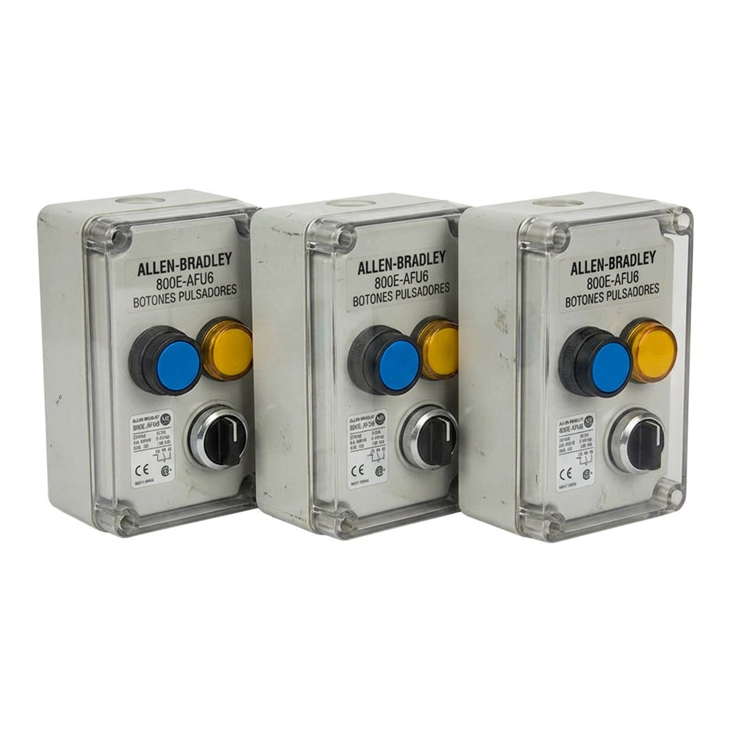 ALLEN-BRADLEY 800E-AFU6 BOTONES PULSADORES BOTONERAS