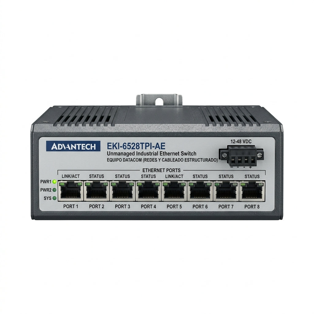 ADVANTECH EKI-6528TPI-AE EQUIPO DATACOM (REDES Y CABLEADO ESTRUCTURADO)