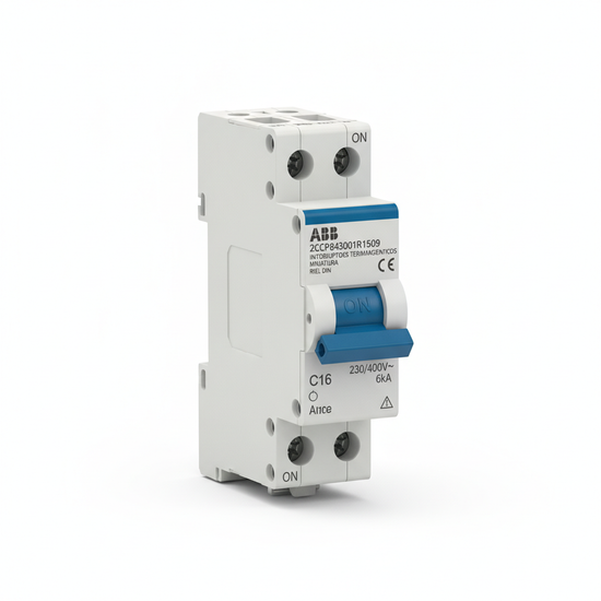 ABB 2CCP843001R1509 INTERRUPTORES TERMOMAGNETICOS MINIATURA RIEL DIN