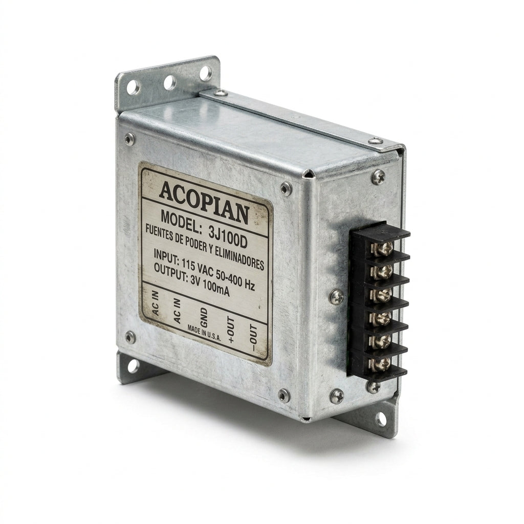 ACOPIAN 3J100D FUENTES DE PODER Y ELIMINADORES