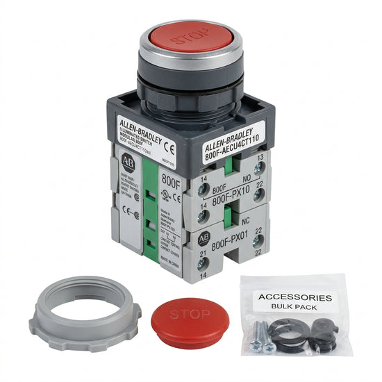 ALLEN-BRADLEY 800F-AECU4CT110 BOTONES PULSADORES BOTONERAS Y ACCESORIOS