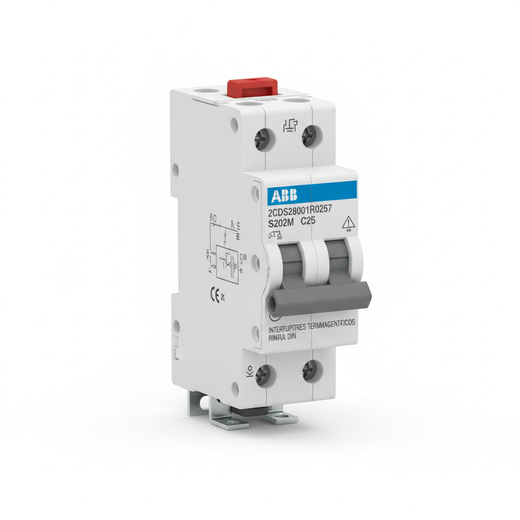 ABB 2CDS282001R0257 INTERRUPTORES TERMOMAGNETICOS MINIATURA RIEL DIN