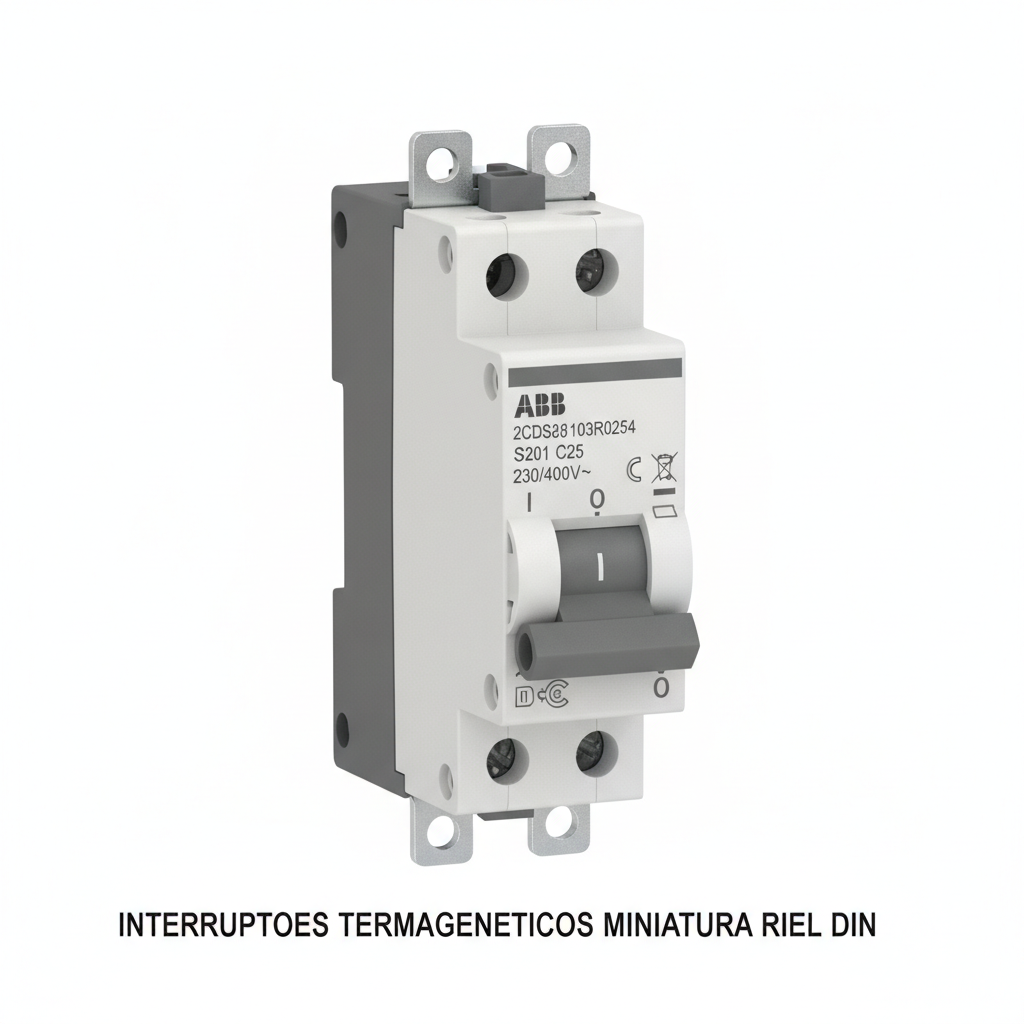 ABB 2CDS281103R0254 INTERRUPTORES TERMOMAGNETICOS MINIATURA RIEL DIN