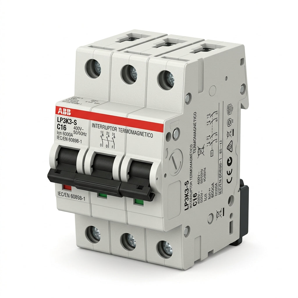 ABB LP3K3-S INTERRUPTORES TERMOMAGNETICOS MINIATURA RIEL DIN