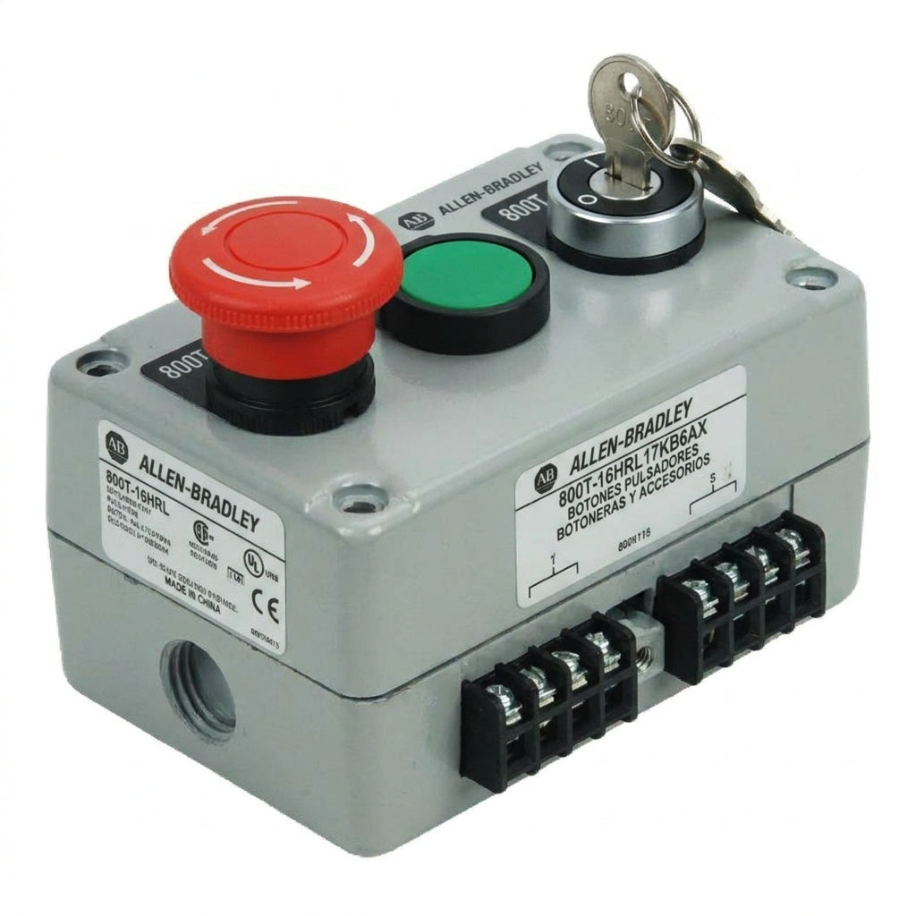 ALLEN-BRADLEY 800T-16HRL17KB6AX BOTONES PULSADORES BOTONERAS Y ACCESORIOS