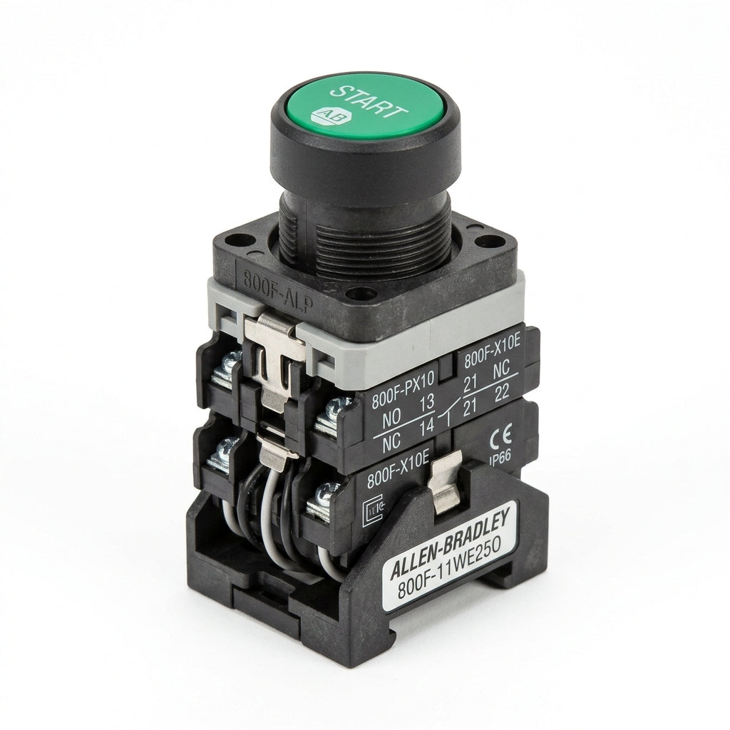 ALLEN-BRADLEY 800F-11WE25O BOTONES PULSADORES BOTONERAS Y ACCESORIOS