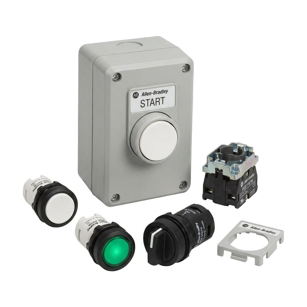 ALLEN-BRADLEY 800F-PN7W BOTONES PULSADORES BOTONERAS Y ACCESORIOS