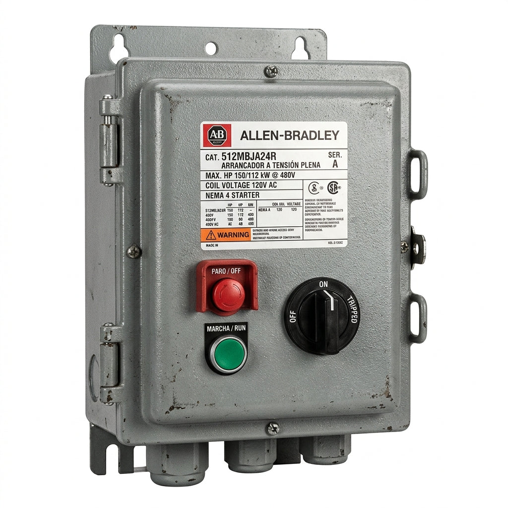 ALLEN-BRADLEY 512MBJA24R ARRANCADORES A TENSION PLENA
