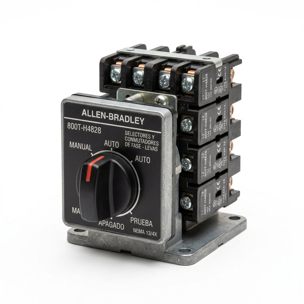 ALLEN-BRADLEY 800T-H4828 SELECTORES Y CONMUTADORES DE FASE - LEVAS