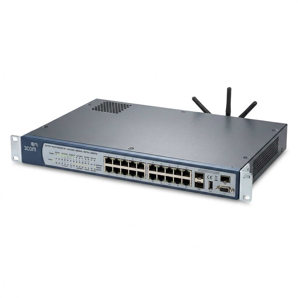 3COM 24P ACCESS POINTS- GATEWAYS-MODEMS-SWITCHES-ROUTERS