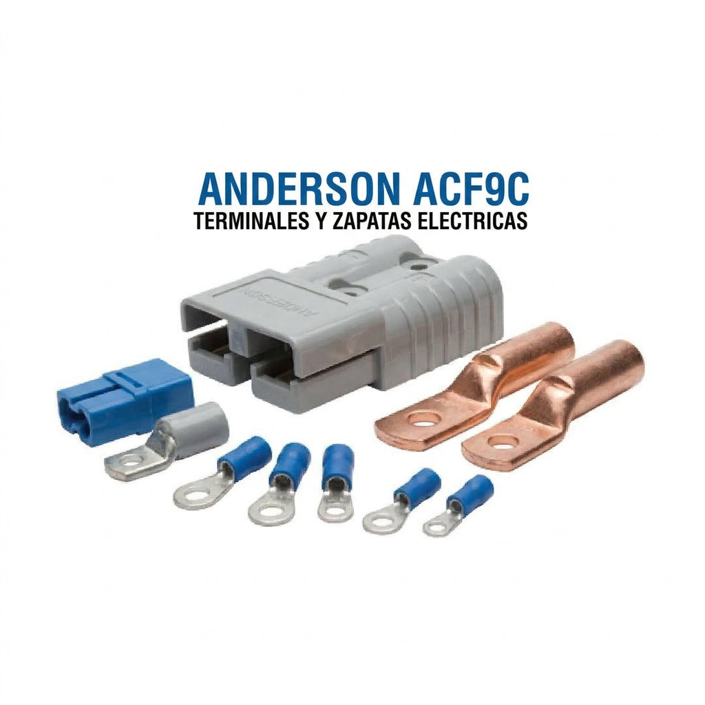 ANDERSON ACF9C TERMINALES Y ZAPATAS ELECTRICAS
