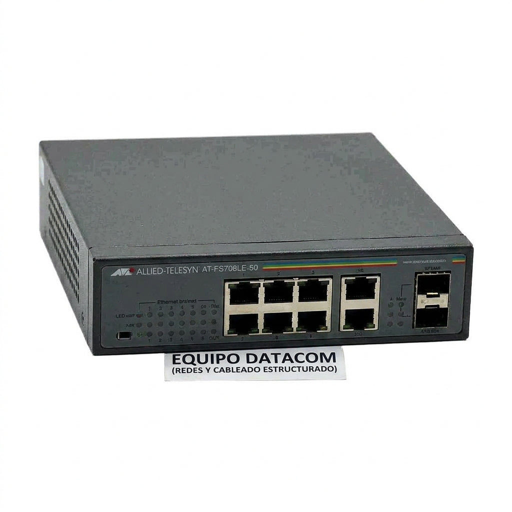 ALLIED-TELESYN AT-FS708LE-50-NCA-3 EQUIPO DATACOM (REDES Y CABLEADO ESTRUCTURADO)