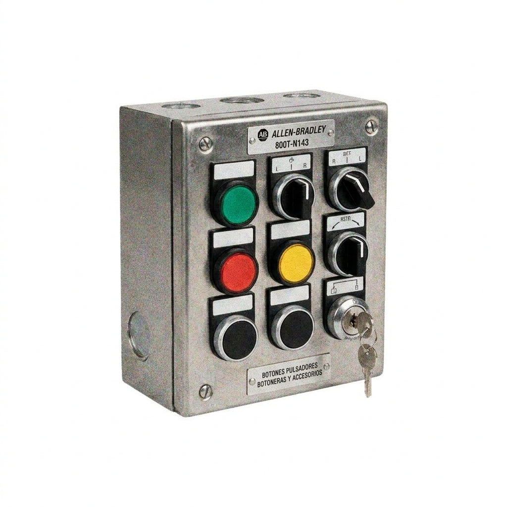 ALLEN-BRADLEY 800T-N143 BOTONES PULSADORES BOTONERAS Y ACCESORIOS