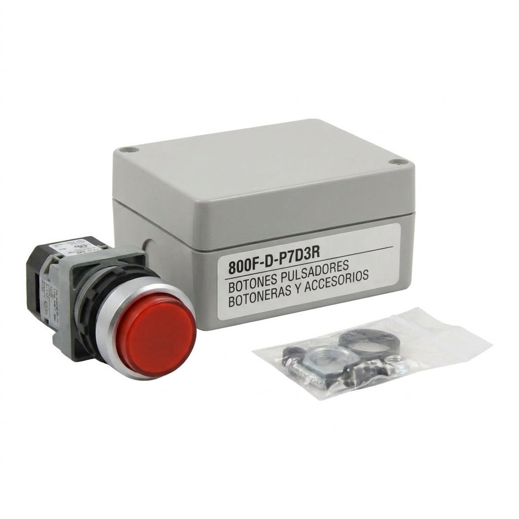 ALLEN-BRADLEY 800F-D-P7D3R BOTONES PULSADORES BOTONERAS Y ACCESORIOS