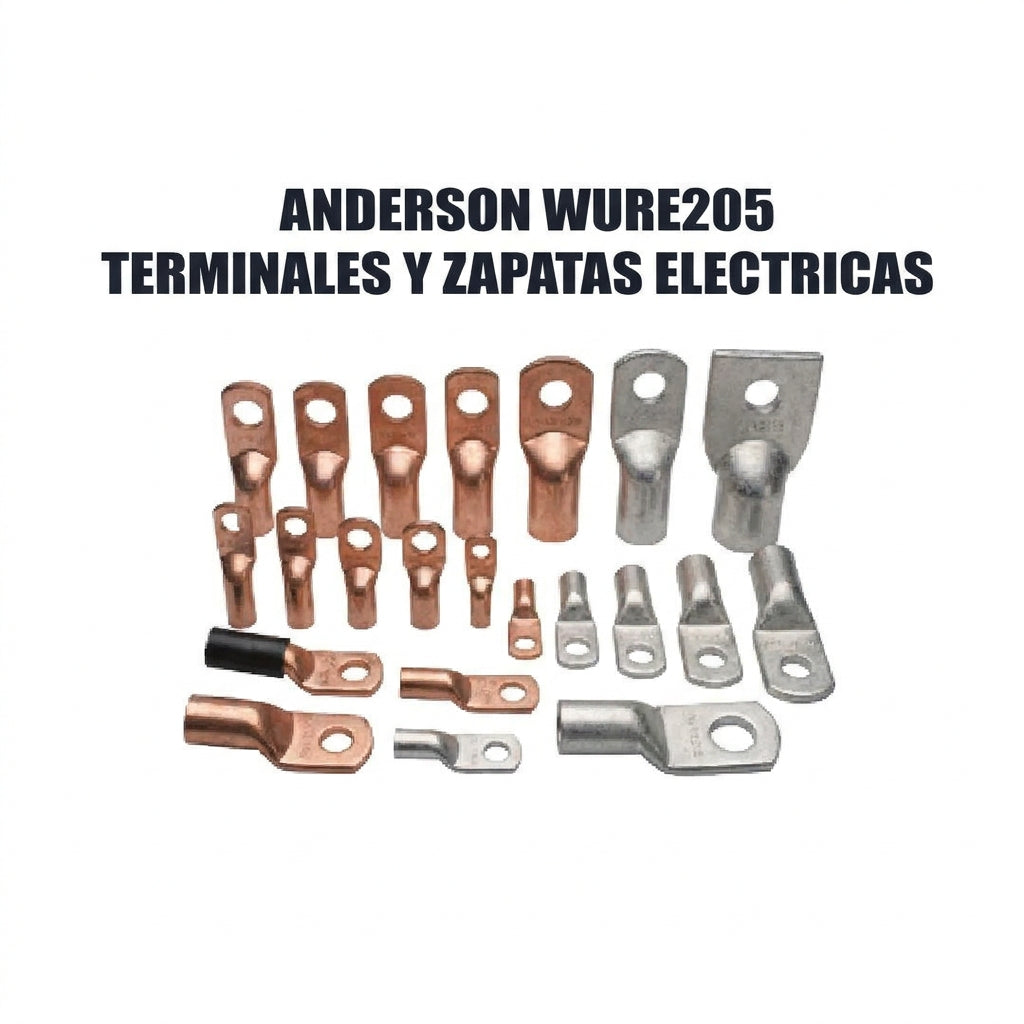 ANDERSON WURE205 TERMINALES Y ZAPATAS ELECTRICAS