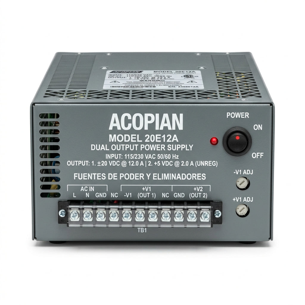 ACOPIAN 20E12A FUENTES DE PODER Y ELIMINADORES