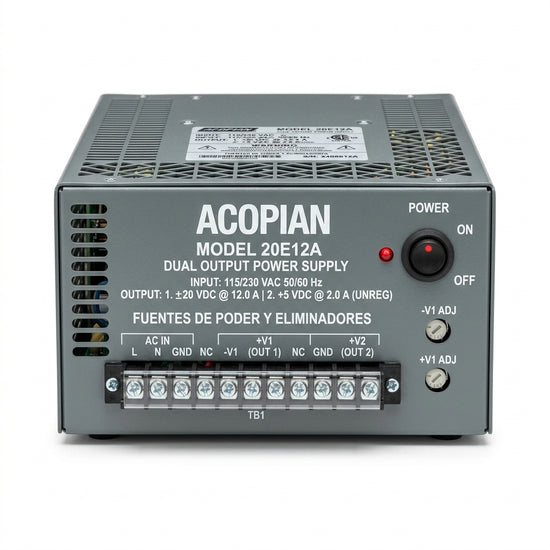 ACOPIAN 20E12A FUENTES DE PODER Y ELIMINADORES