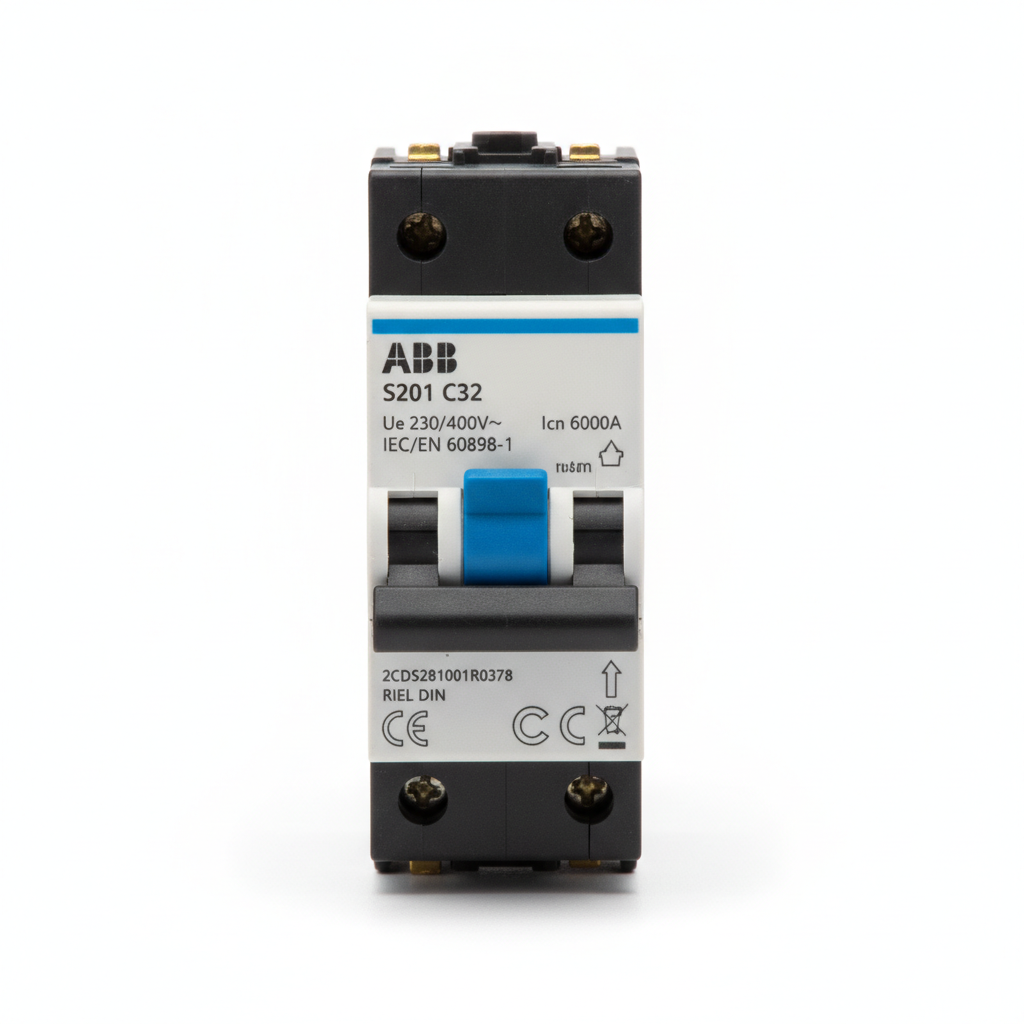 ABB 2CDS281001R0378 INTERRUPTORES TERMOMAGNETICOS MINIATURA RIEL DIN