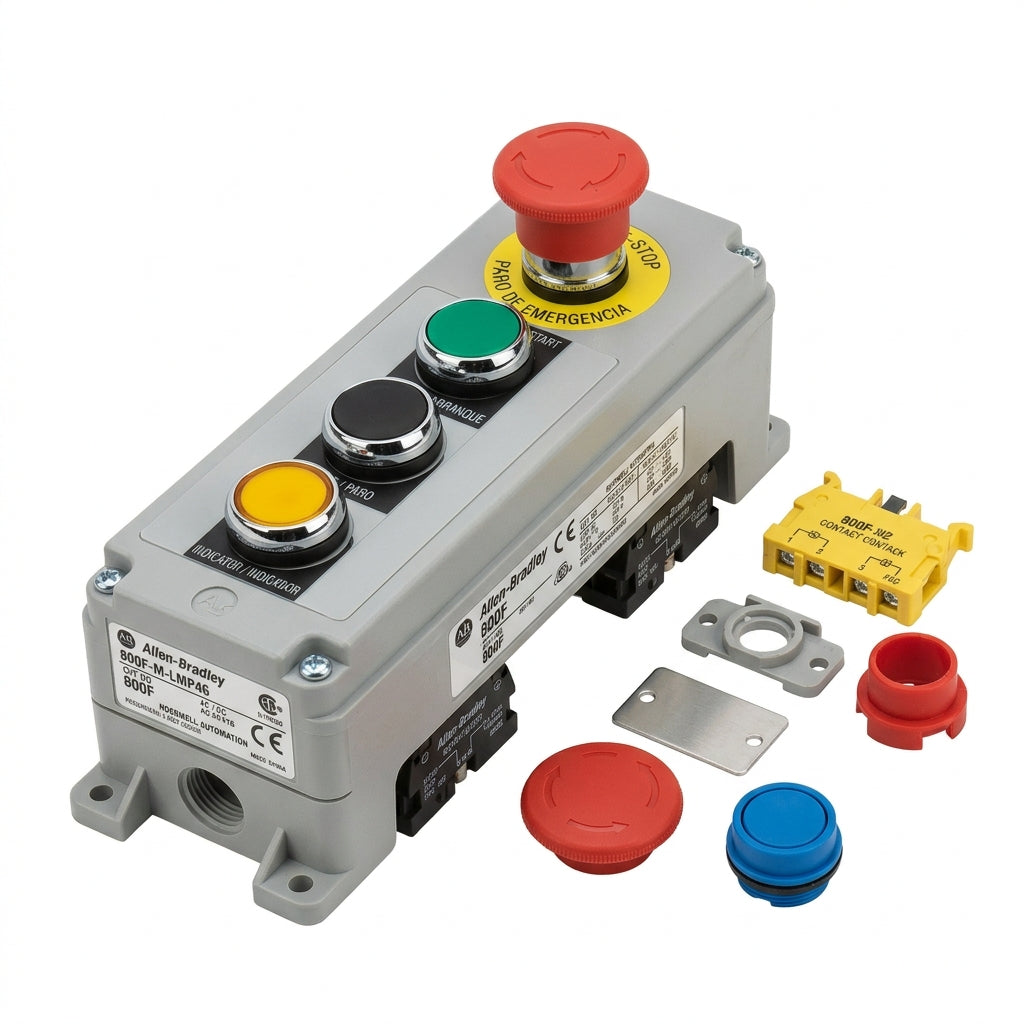 ALLEN-BRADLEY 800F-M-LMP46 BOTONES PULSADORES BOTONERAS Y ACCESORIOS