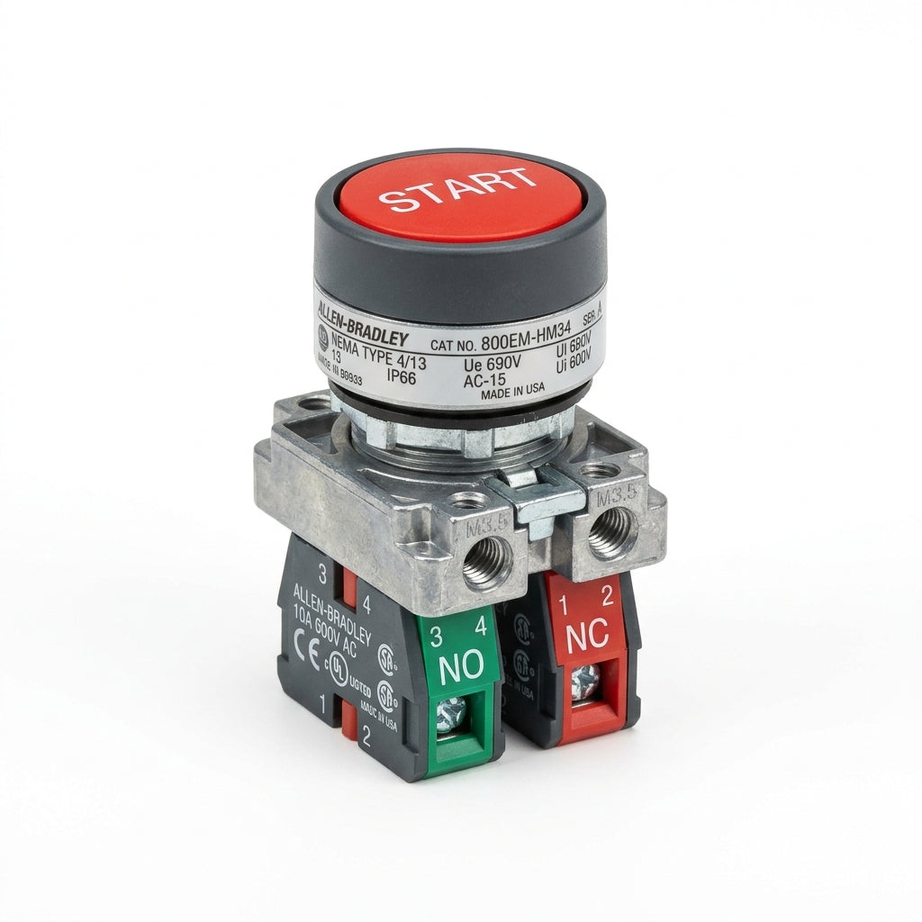 ALLEN-BRADLEY 800EM-HM34 BOTONES PULSADORES BOTONERAS