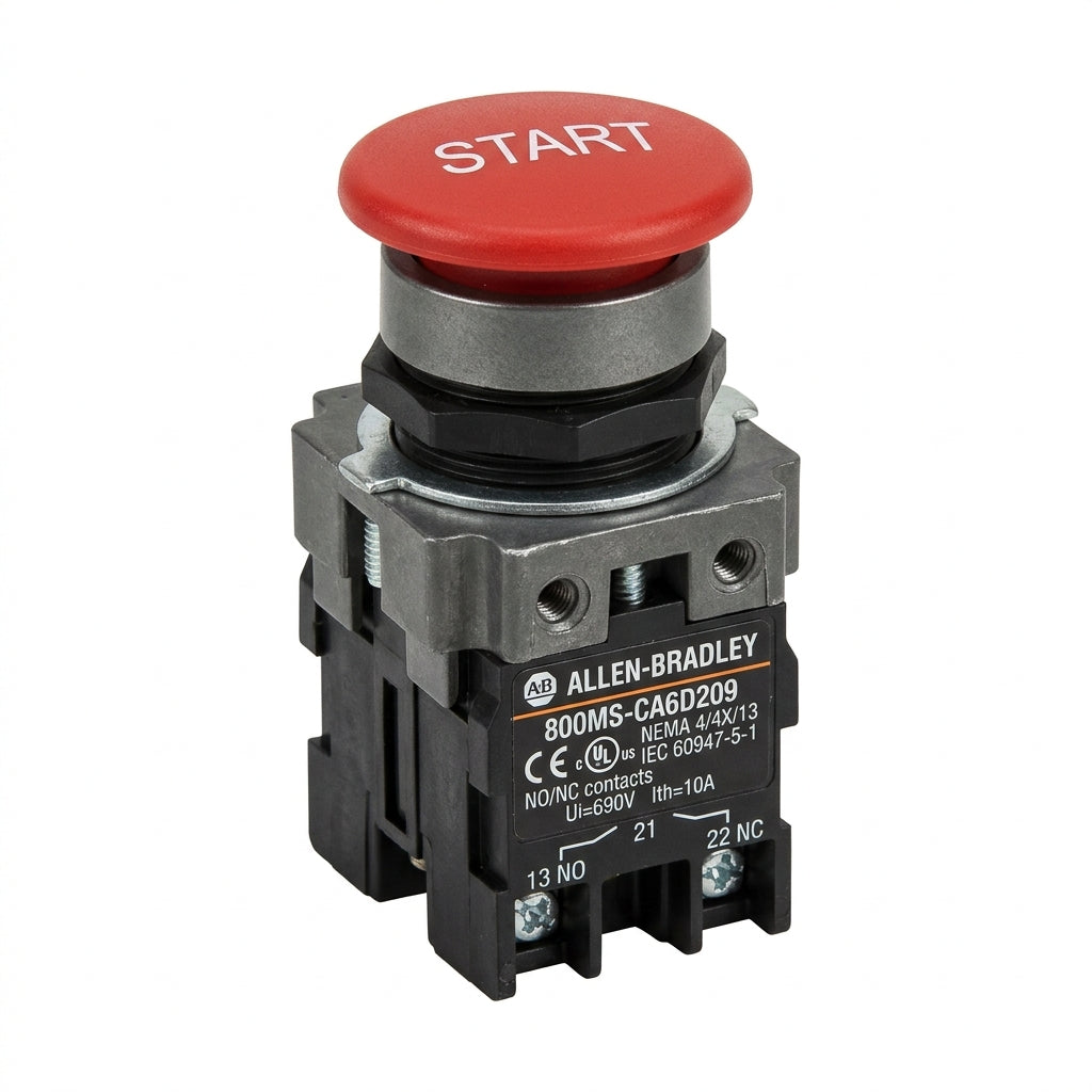 ALLEN-BRADLEY 800MS-CA6D209 BOTONES PULSADORES BOTONERAS Y ACCESORIOS