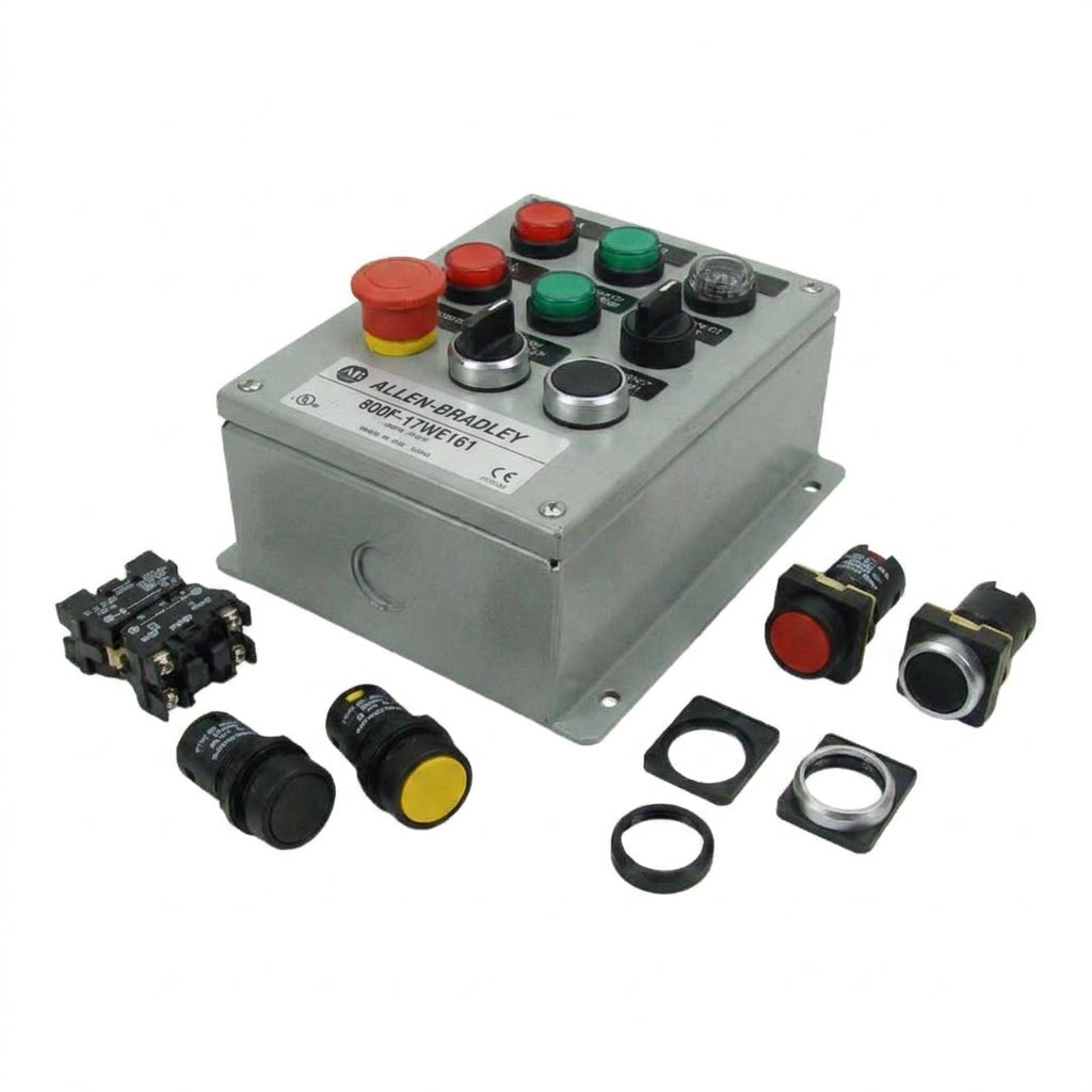 ALLEN-BRADLEY 800F-17WE161 BOTONES PULSADORES BOTONERAS Y ACCESORIOS