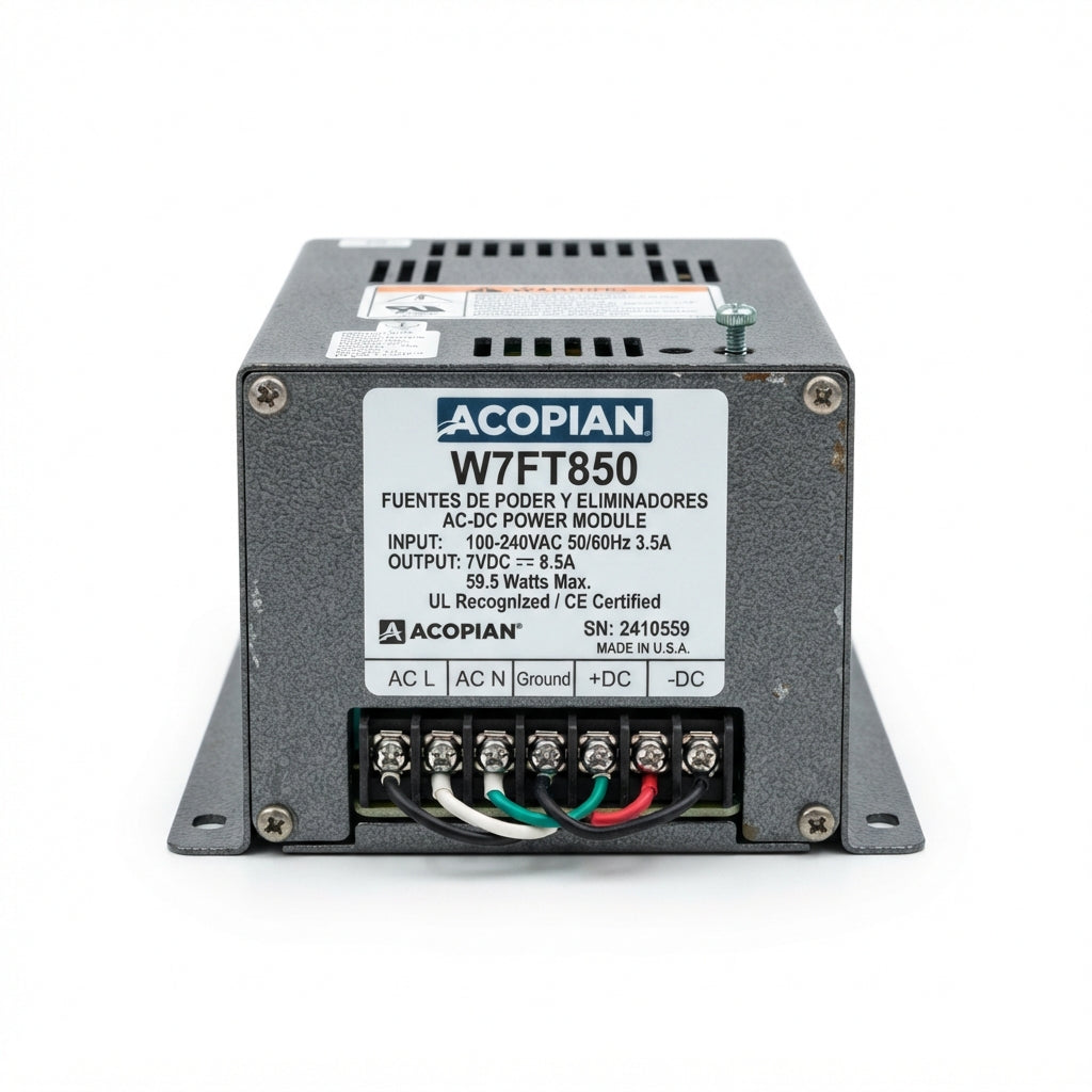 ACOPIAN W7FT850 FUENTES DE PODER Y ELIMINADORES