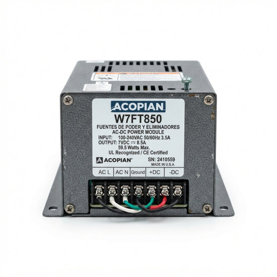 ACOPIAN W7FT850 FUENTES DE PODER Y ELIMINADORES