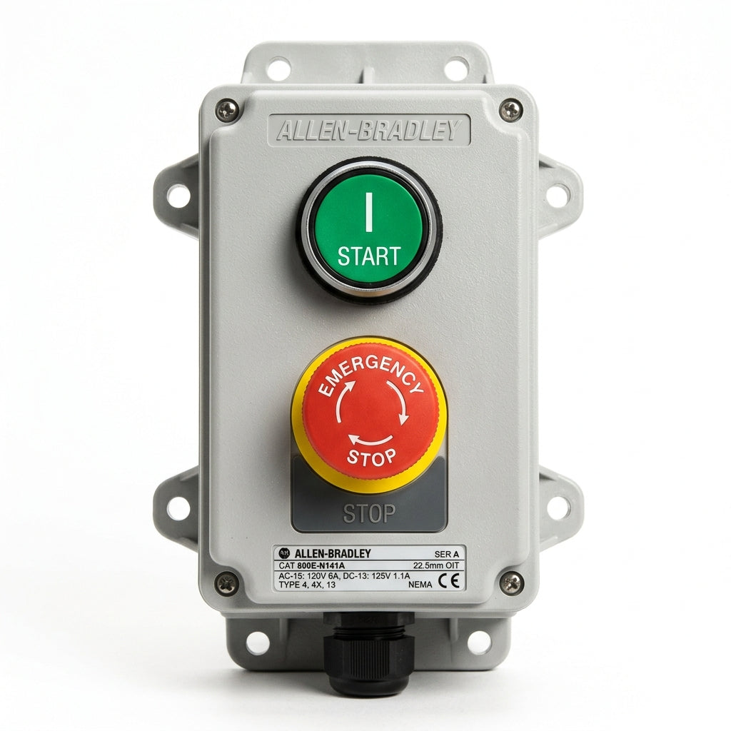ALLEN-BRADLEY 800E-N141A BOTONES PULSADORES BOTONERAS