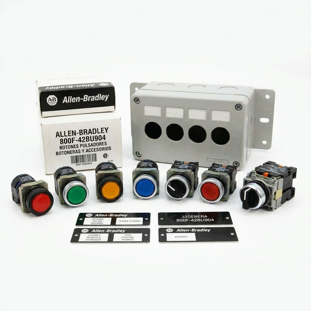 ALLEN-BRADLEY 800F-42BU904 BOTONES PULSADORES BOTONERAS Y ACCESORIOS