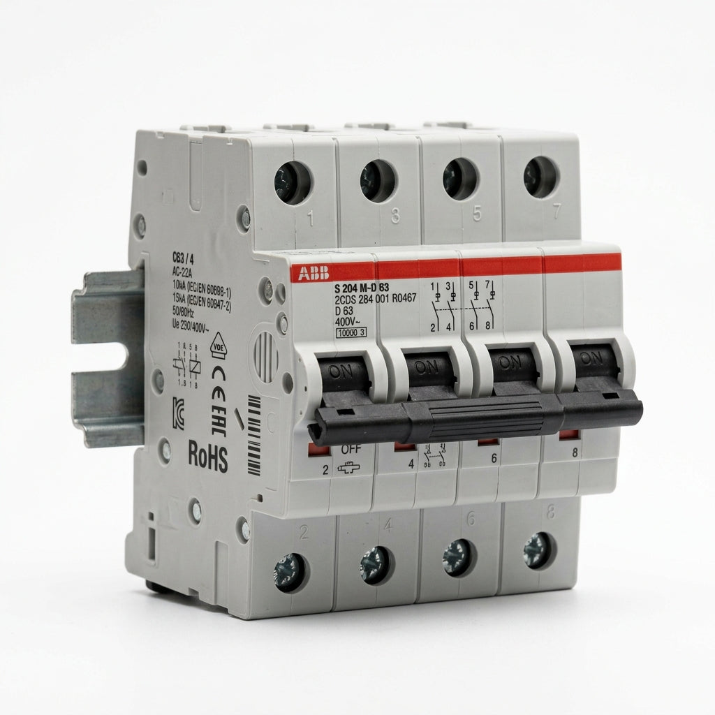 ABB 2CDS284001R0467 INTERRUPTORES TERMOMAGNETICOS MINIATURA RIEL DIN