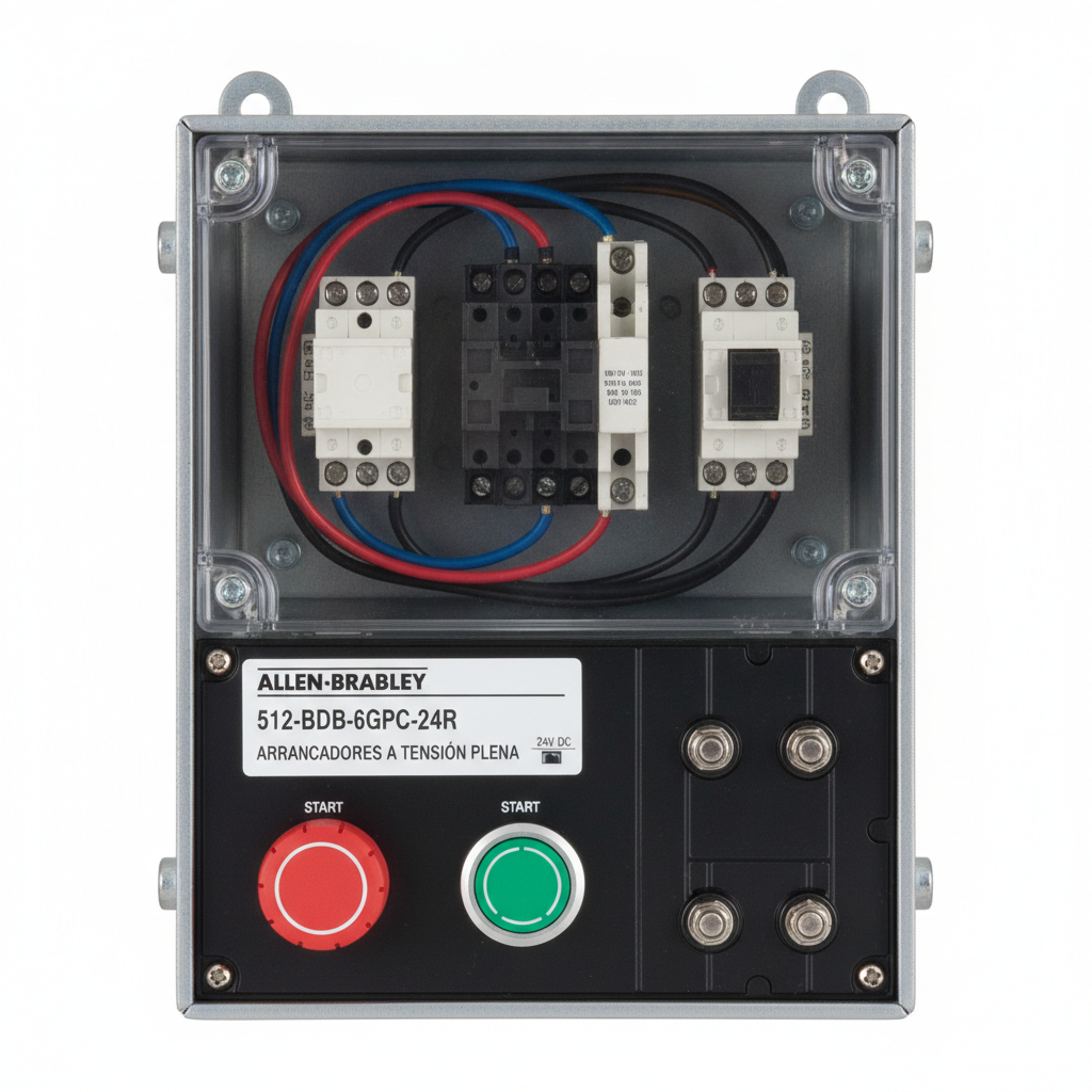ALLEN-BRADLEY 512-BDB-6GPC-24R ARRANCADORES A TENSION PLENA