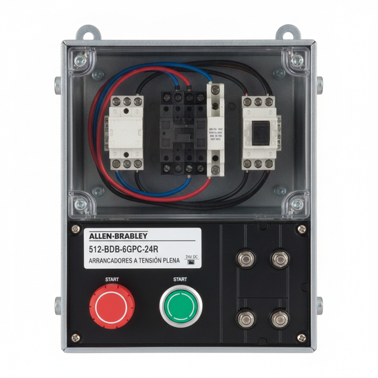 ALLEN-BRADLEY 512-BDB-6GPC-24R ARRANCADORES A TENSION PLENA