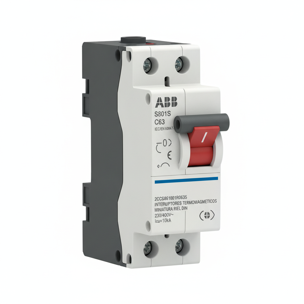 ABB 2CCS861001R0635 INTERRUPTORES TERMOMAGNETICOS MINIATURA RIEL DIN