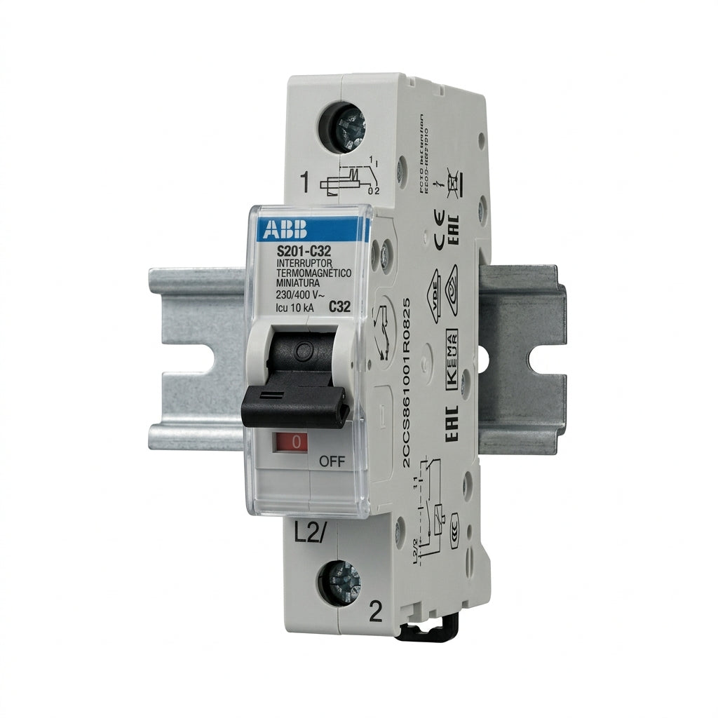 ABB 2CCS861001R0825 INTERRUPTORES TERMOMAGNETICOS MINIATURA RIEL DIN