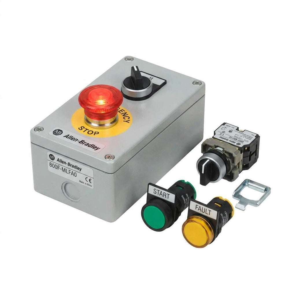 ALLEN-BRADLEY 800F-MLFA0 BOTONES PULSADORES BOTONERAS Y ACCESORIOS