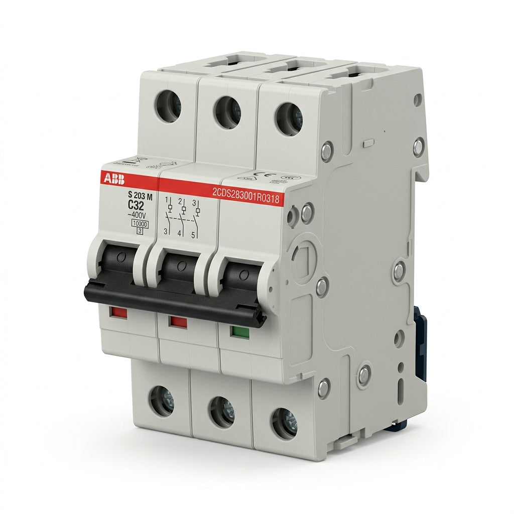 ABB 2CDS283001R0318 INTERRUPTORES TERMOMAGNETICOS MINIATURA RIEL DIN
