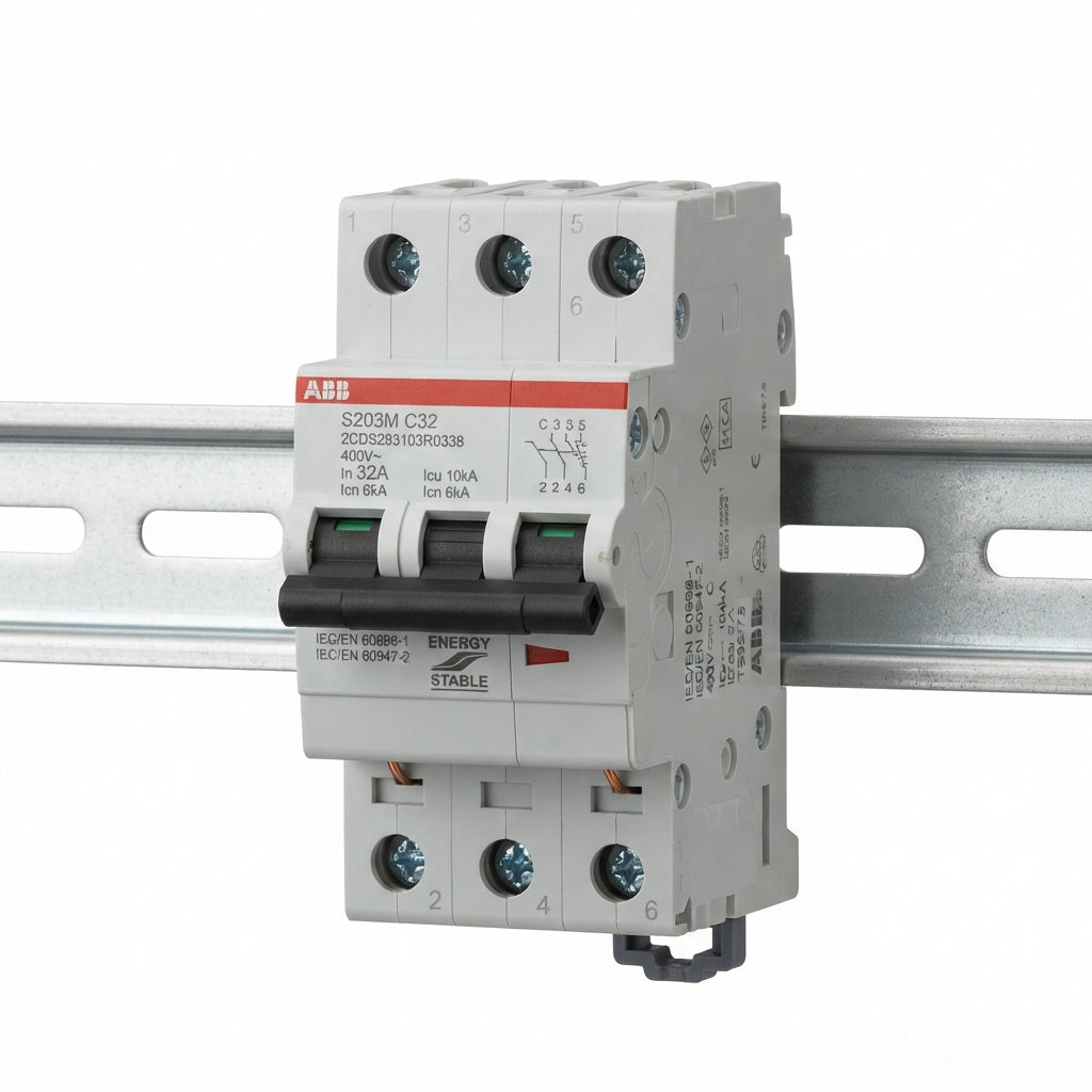 ABB 2CDS283103R0338 INTERRUPTORES TERMOMAGNETICOS MINIATURA RIEL DIN