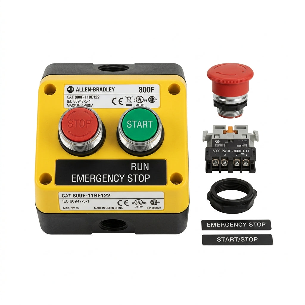 ALLEN-BRADLEY 800F-11BE122 BOTONES PULSADORES BOTONERAS Y ACCESORIOS