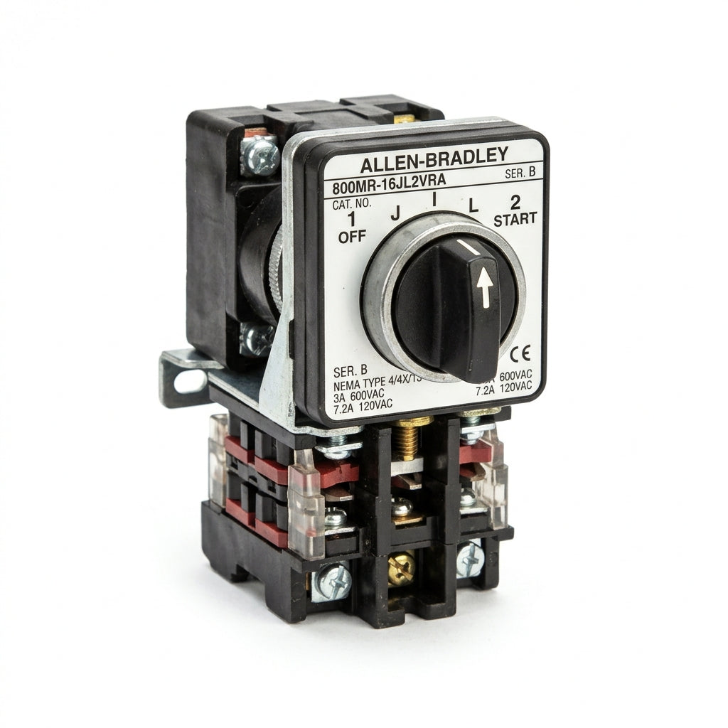 ALLEN-BRADLEY 800MR-16JL2VRA SELECTORES Y CONMUTADORES DE FASE - LEVAS