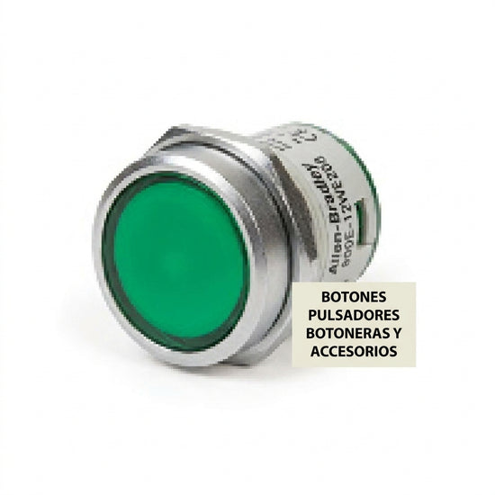 ALLEN-BRADLEY 800E-12WE208 BOTONES PULSADORES BOTONERAS Y ACCESORIOS
