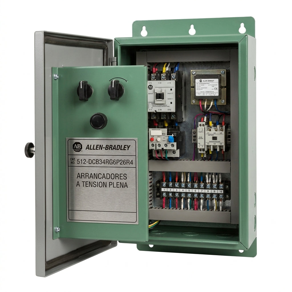 ALLEN-BRADLEY 512-DCB34RG6P26R4 ARRANCADORES A TENSION PLENA