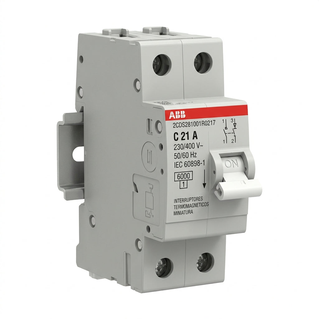 ABB 2CDS281001R0217 INTERRUPTORES TERMOMAGNETICOS MINIATURA RIEL DIN