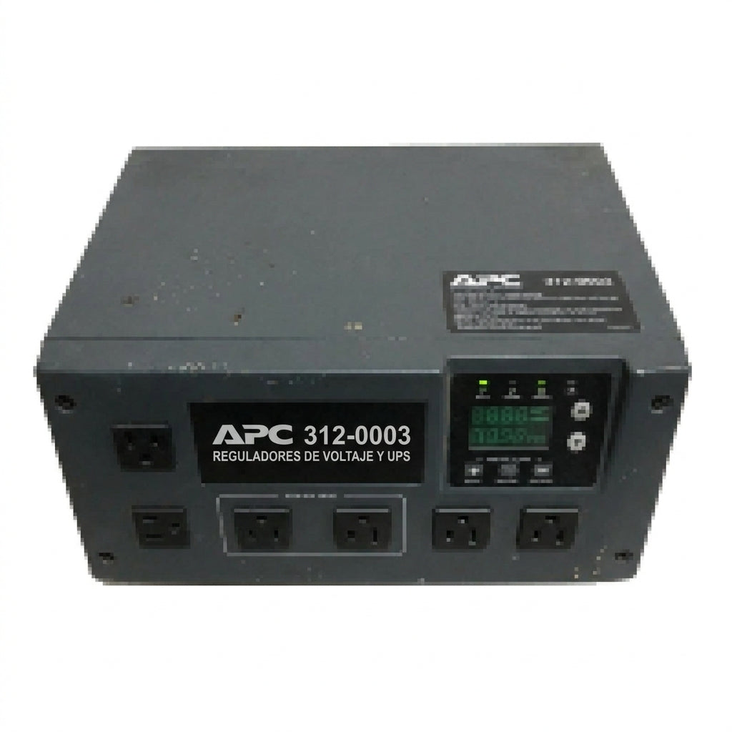 APC 312-0003 REGULADORES DE VOLTAJE Y UPS