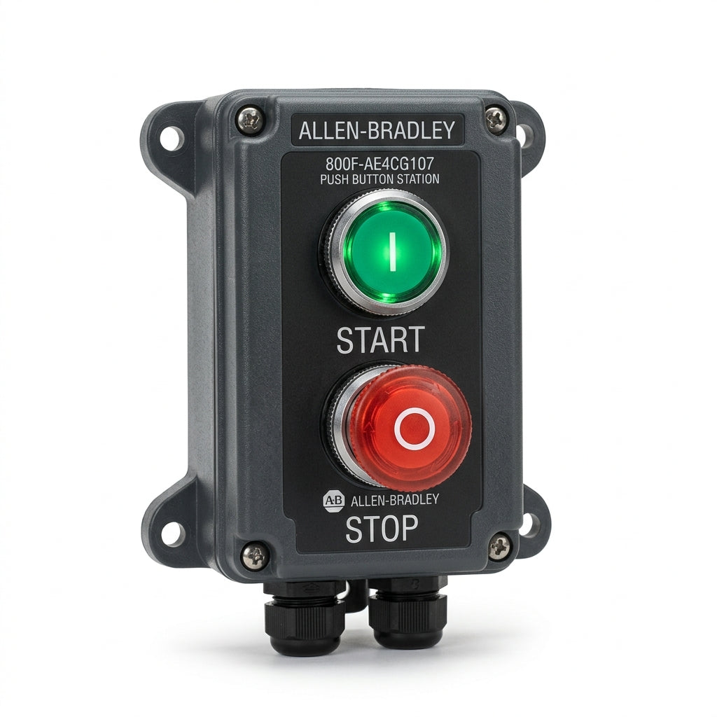 ALLEN-BRADLEY 800F-AE4CG107 BOTONES PULSADORES BOTONERAS Y ACCESORIOS
