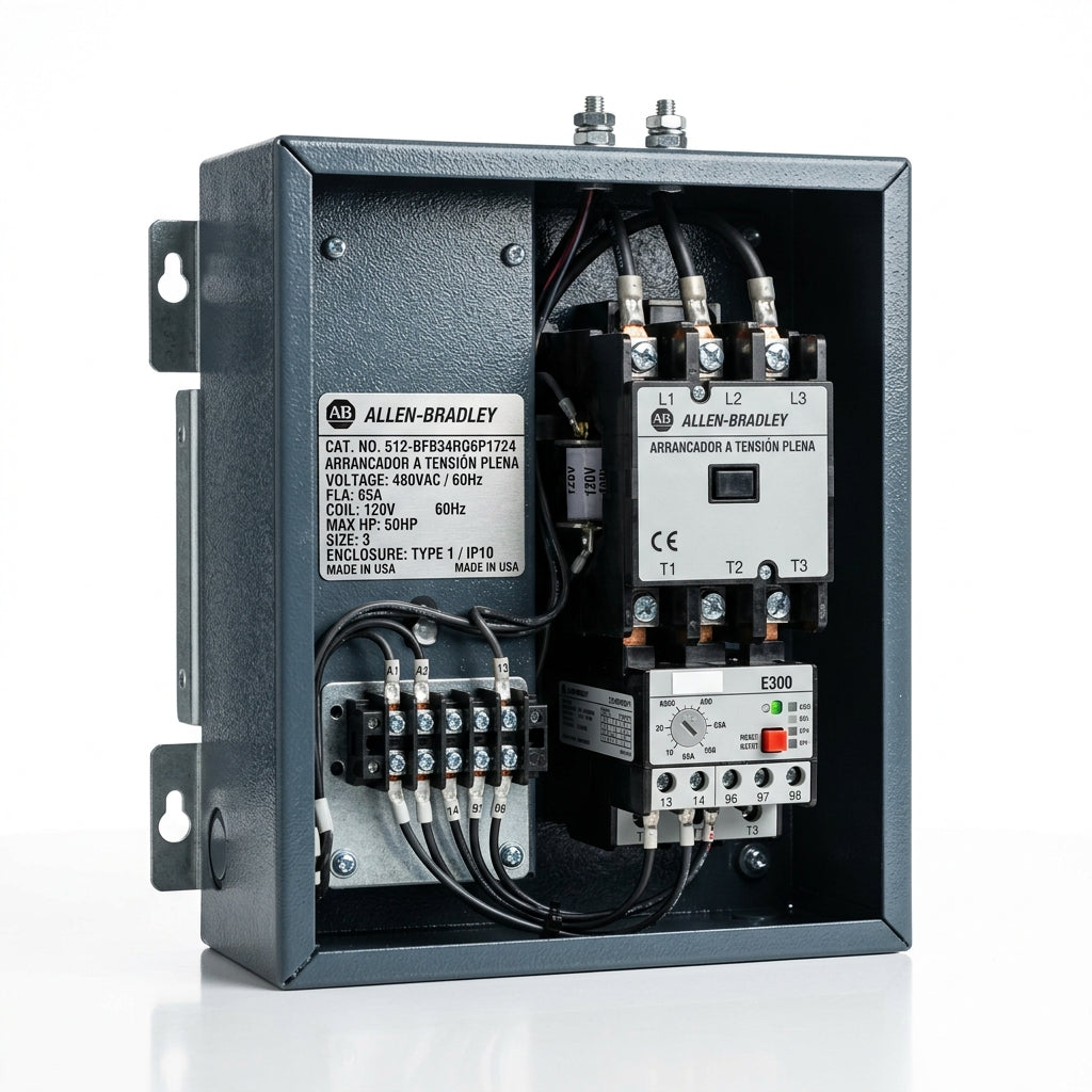 ALLEN-BRADLEY 512-BFB34RG6P1724 ARRANCADORES A TENSION PLENA