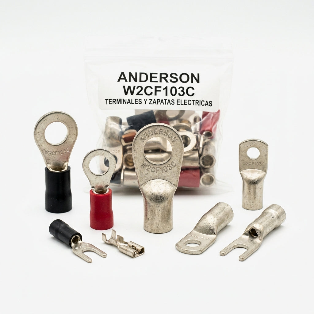 ANDERSON W2CF103C TERMINALES Y ZAPATAS ELECTRICAS