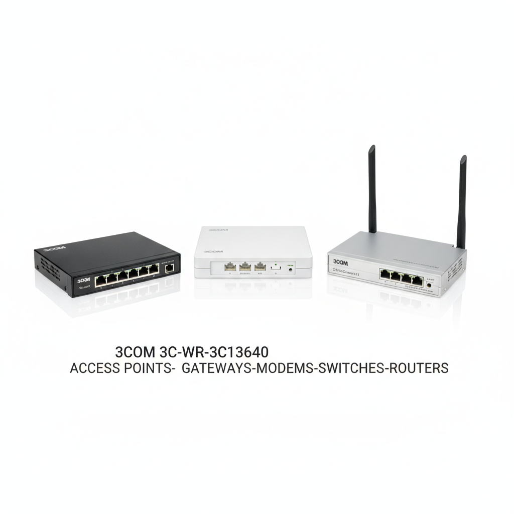 3COM 3C-WR-3C13640 ACCESS POINTS- GATEWAYS-MODEMS-SWITCHES-ROUTERS