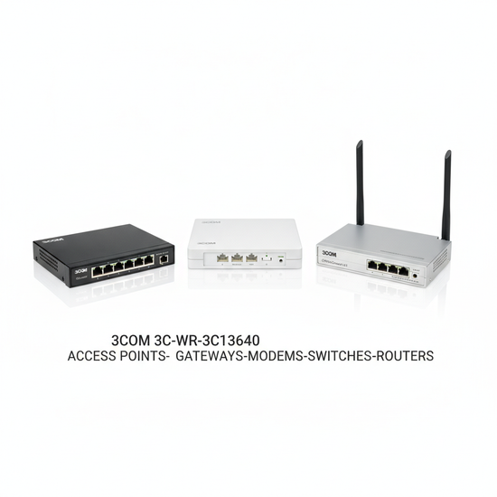 3COM 3C-WR-3C13640 ACCESS POINTS- GATEWAYS-MODEMS-SWITCHES-ROUTERS